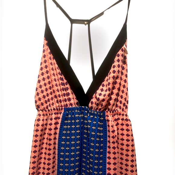 Lush- Bright & Sexy Backless Maxi Dress SZ Small - Picture 2 of 10